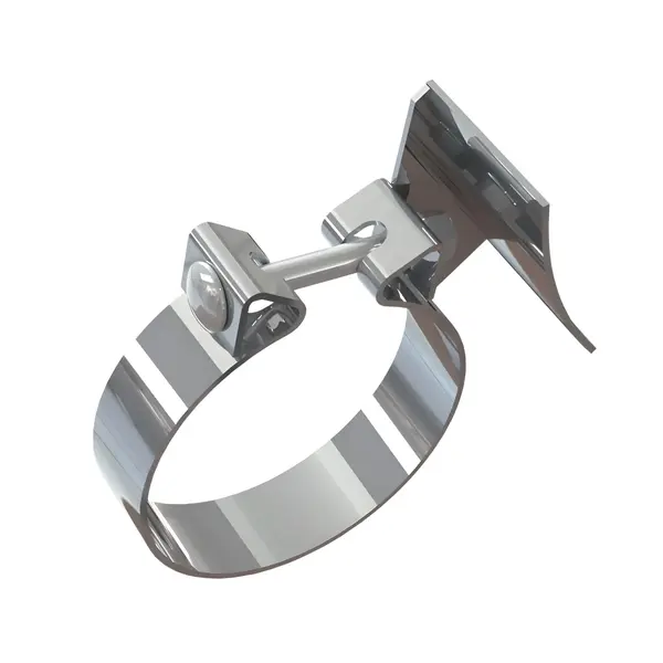 Abraçadeira 4.5 Cromada c/ Suporte Tanque