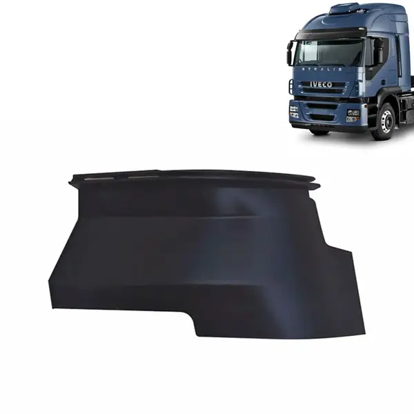 Acabamento Inferior Defletor Coluna para Caminhão Iveco Stralis 2008 á 2014 Lado Esquerdo