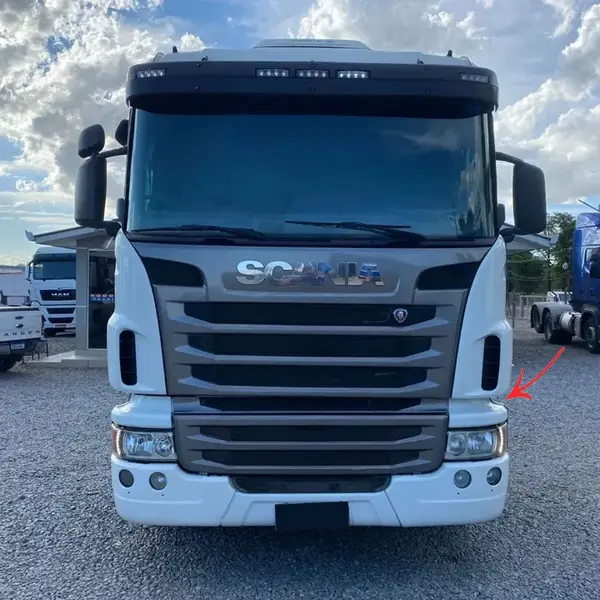 Acabamento Interno Defletor Coluna Para Caminhão Scania Cabine G Lado Direito