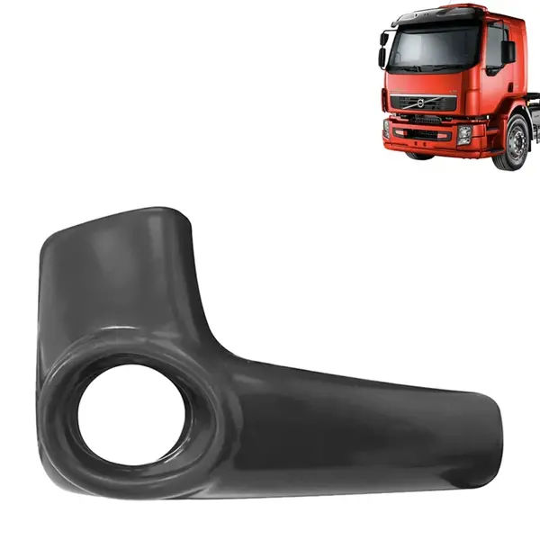 Acabamento Ponteira Para-Choque Para Caminhão Volvo VM Até 2014 Lado Direito com Abertura para Farol