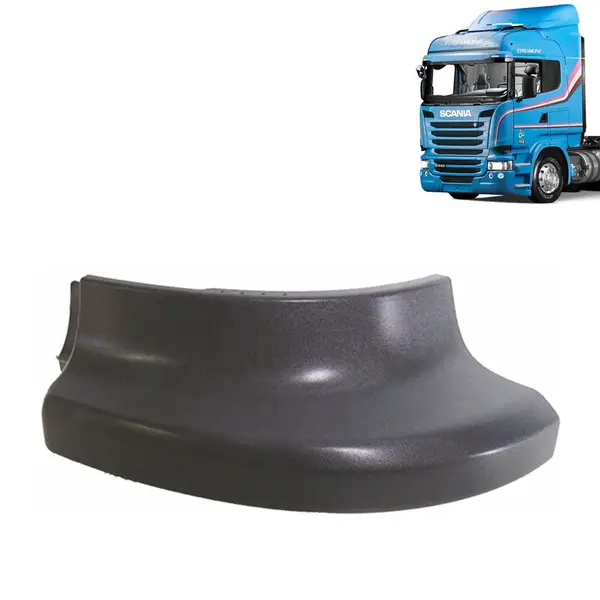 Acabamento Superior Bojo Farol para Caminhão Scania P / G / R – S5 2008 á 2013 Lado Esquerdo