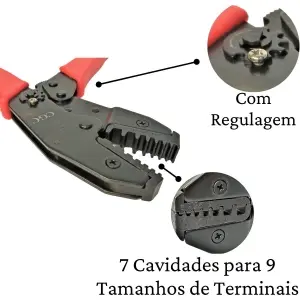 Alicate de Prensar Terminal Ilhos — ETEATI026