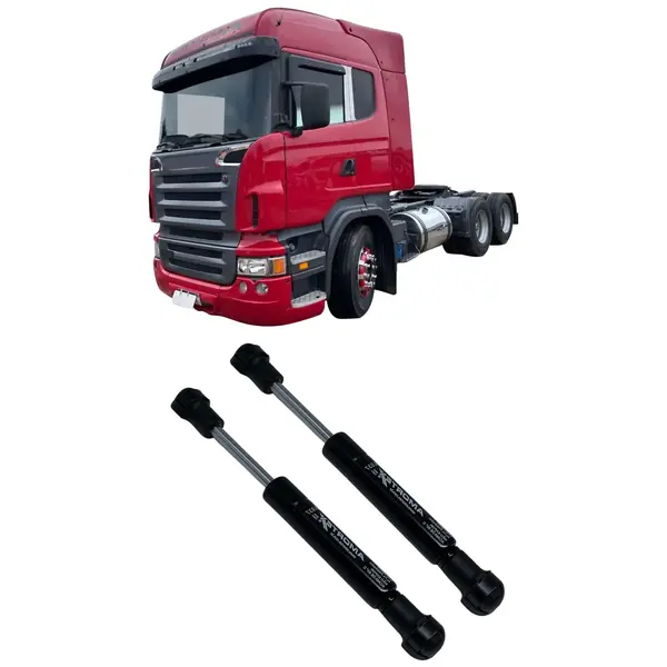 Amortecedor Inferior da Grade Frontal Caminhão Sc S5 P/g/r Par