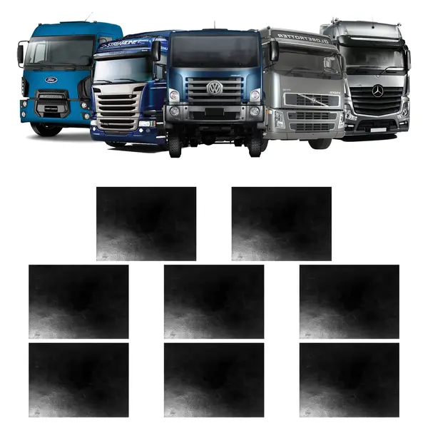 Aparabarro Caminhão Carreta Universal 50X70 sem Suporte 8PÇS