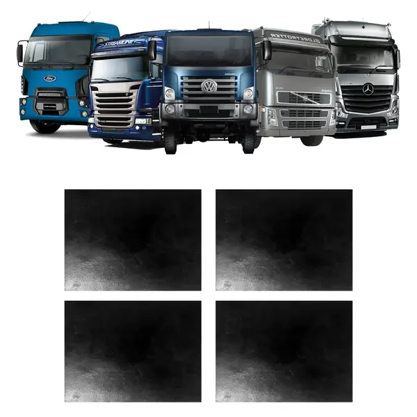 Aparabarro Caminhão Carreta Universal 60X80 sem Suporte 4PÇS