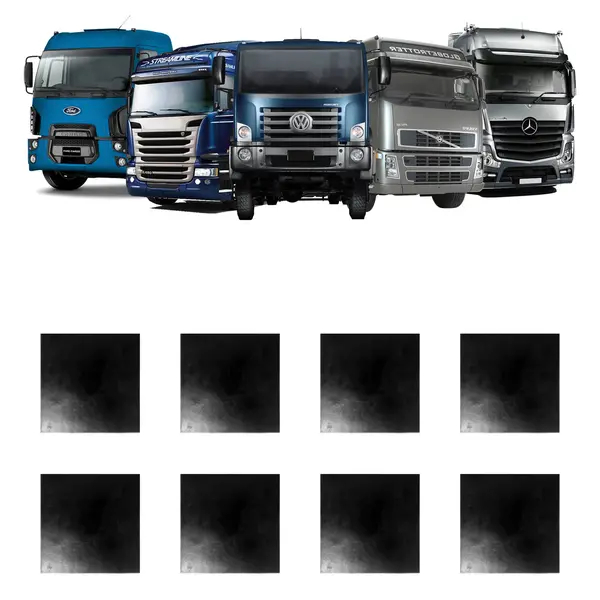 Aparabarro Dianteiro Caminhão Carreta Universal 50X50 8PÇS