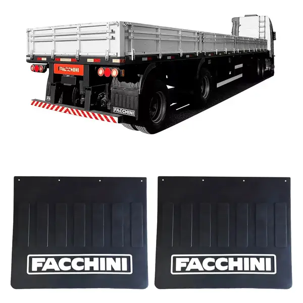 Aparabarro Original Carreta Facchini 500X600 Mm Borracha Par
