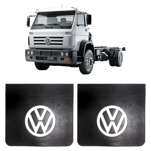 Aparabarro Original Traseiro Caminhão VW 455X400MM 2PÇS