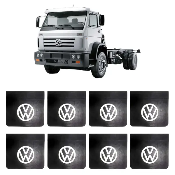 Aparabarro Original Traseiro Caminhão VW 455X400MM 8PÇS