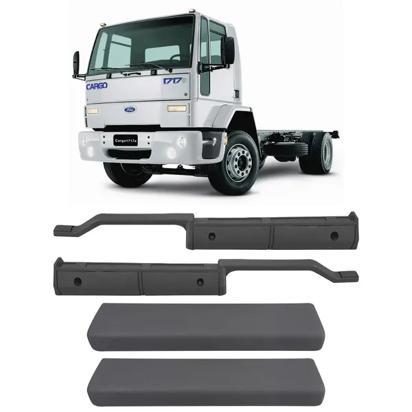 Apoio Braço Puxador Porta Caminhão Ford Cargo c/ Almofada Par