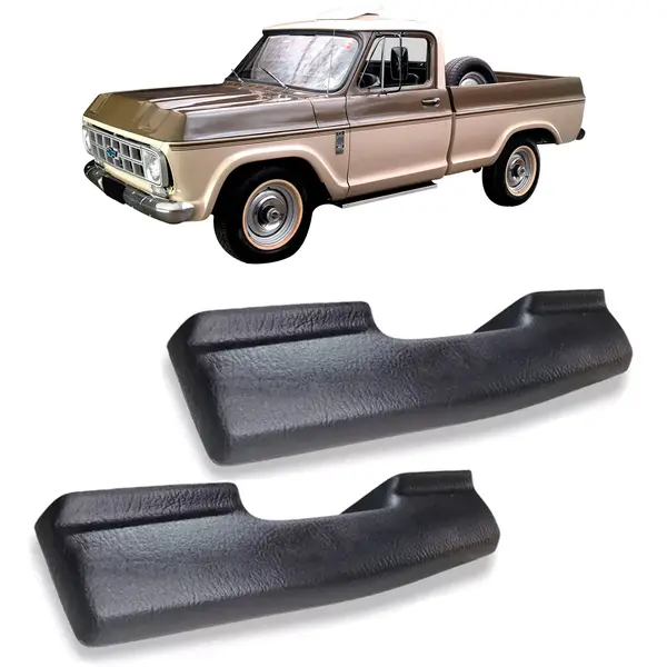 Apoio Descansa Braço para Caminhão GM C10 D10 Veraneio - Kit 2 Peças Resistentes