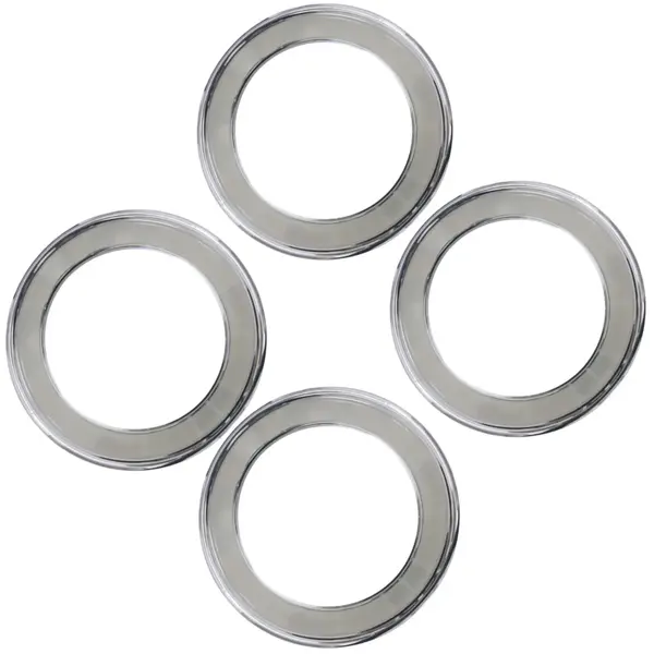 Aro Cromado para Calota 17,5 Polegadas Kit com 4 Peças - Acabamento Premium