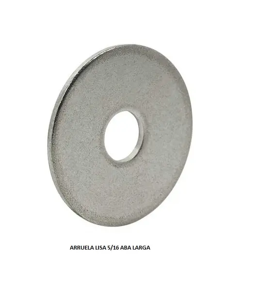 Arruela Lisa 1/4 Aba Larga