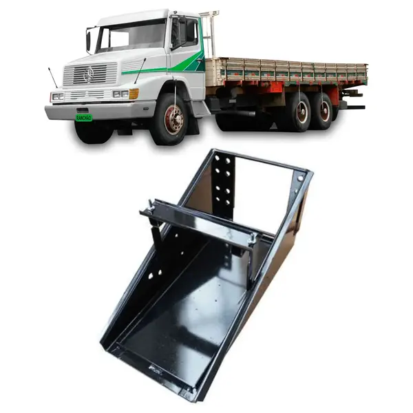 Base Inferior Caixa Bateria para Caminhão Mercedes MB 1618 (F46N) - Estrutura Resistente e Durável