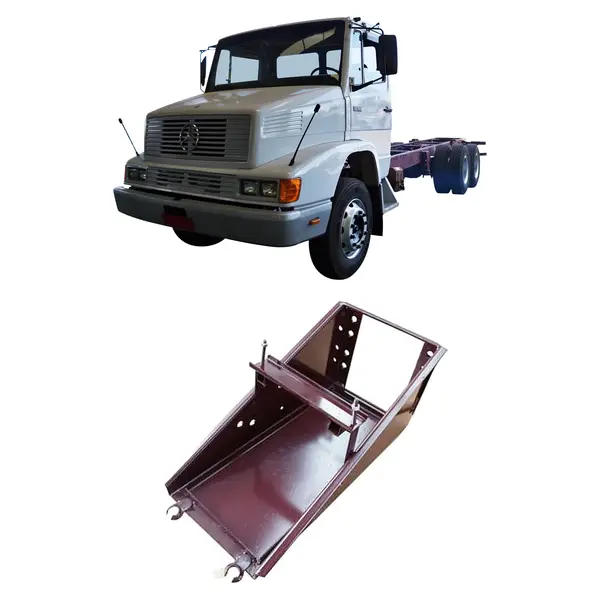Base Inferior Caixa de Bateria Caminhão MB 1618 Ferro