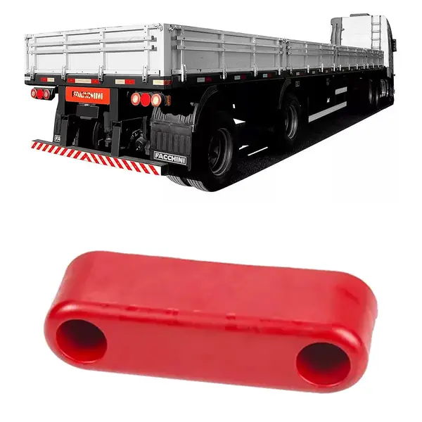 Batedor de Borracha Caminhão Carreta Facchini Vermelho