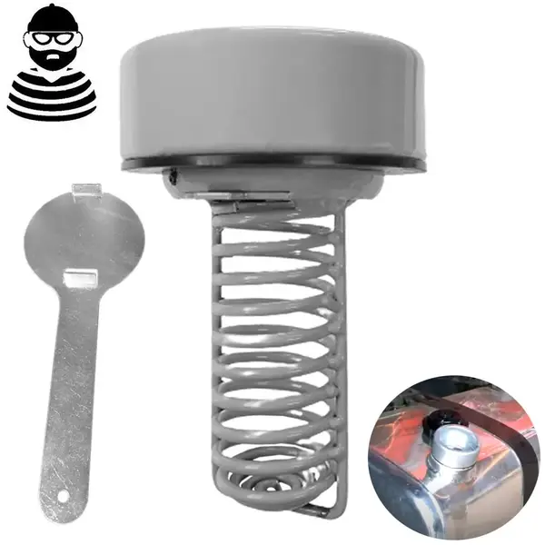 Bocal Antifurto Diesel Com Chave para Tanque Combustível Volvo / Iveco / MB / DAF / Man