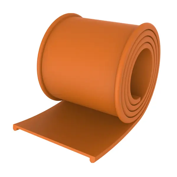 Borracha Cinta Tanque Caminhão Universal Laranja 76MM (metro)