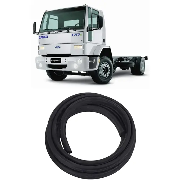 Borracha Porta Caminhão Ford Cargo até 2011 C/aba