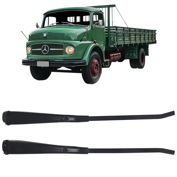 Braço Limpador Parabrisa Caminhão MB 1111 1113 Cab Baixa Par