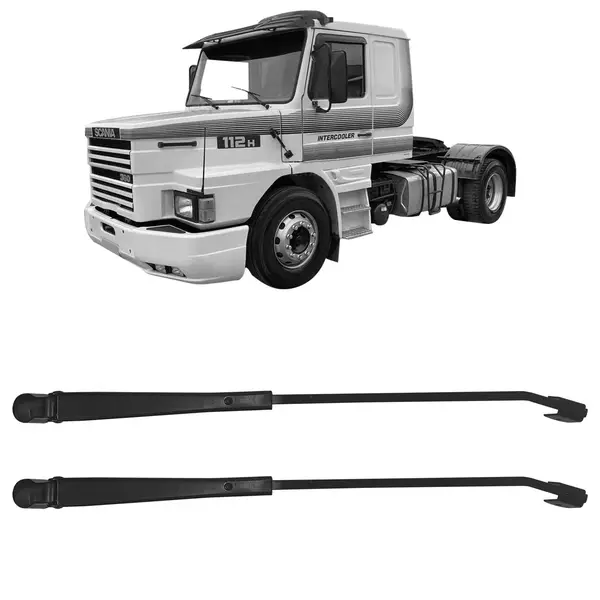 Braço Limpador Parabrisa Caminhão Sc 112 142 T/r Par