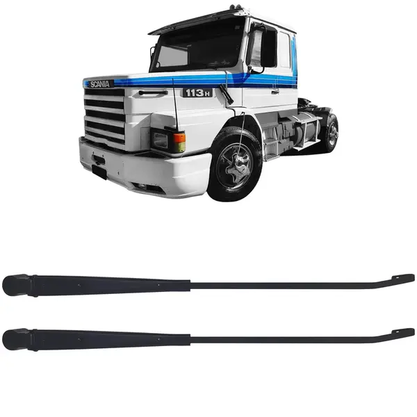 Braço Limpador Parabrisa Caminhão Sc 113 143 T/r 91 a 99 Par