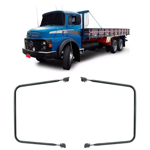 Braço Suporte Espelho Caminhão MB 1113 1114 16 Mm Par
