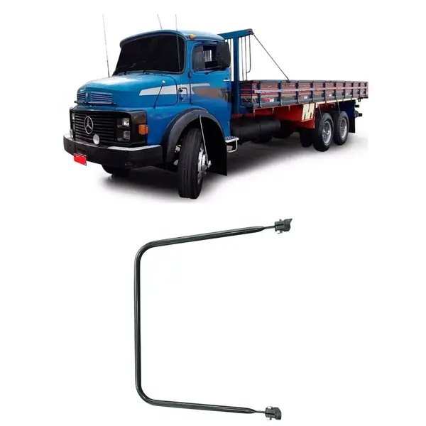 Braço Suporte Espelho Caminhão MB 1113 1114 16 Mm