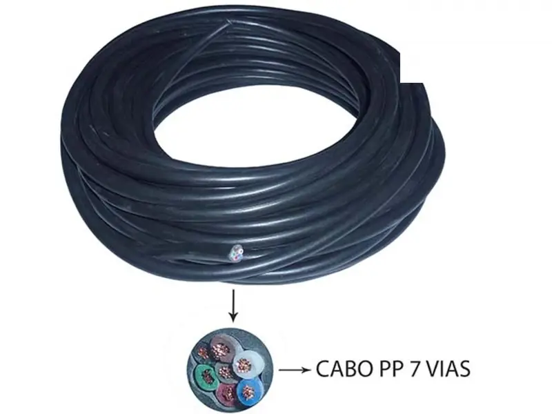 Cabo 50MM Preto 25 Metros Uso Geral — C5000025
