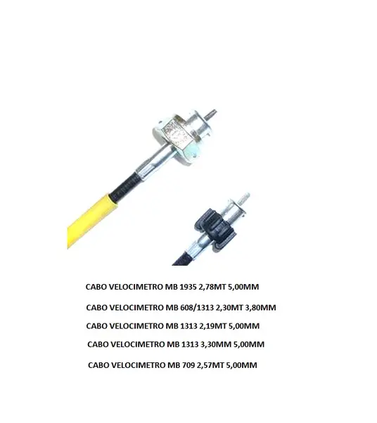 Cabo Velocimetro MB 608 2.30MT 5.00MM