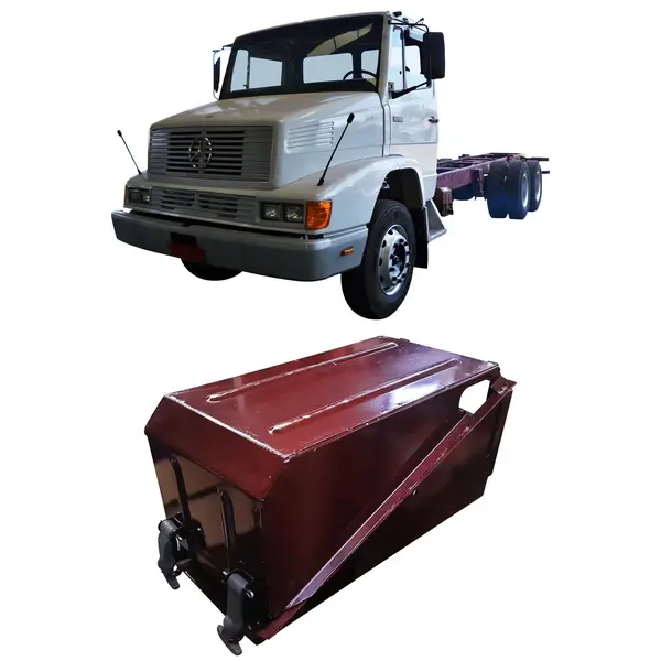 Caixa Bateria Caminhão MB 709 912 1218 1214 1618 Metal
