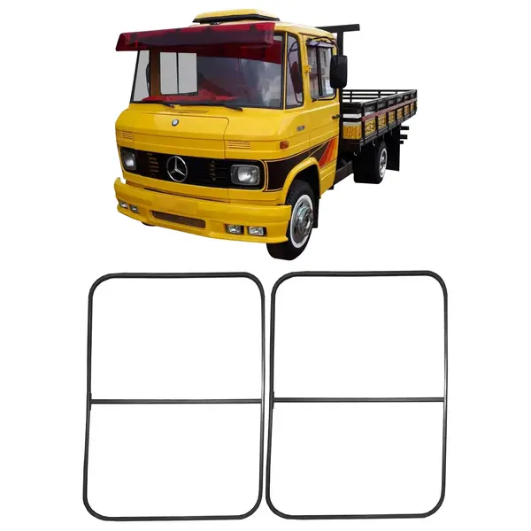 Cajado do Vidro Porta Caminhão MB 608D Par