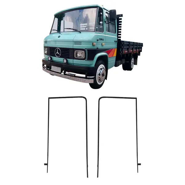 Cajado do Vidro Porta Caminhão MB 708E Par