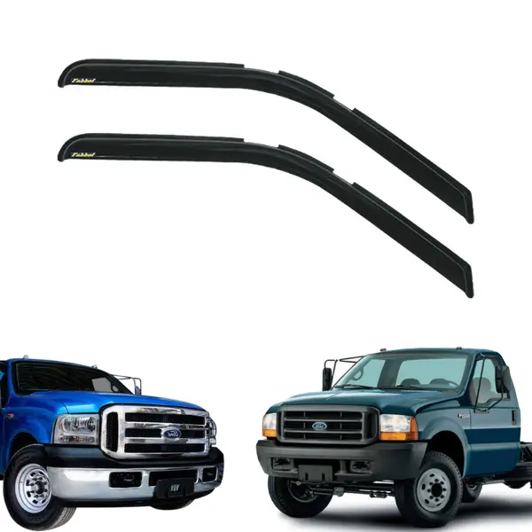 Calha Ford F350 F4000 1999... em L Fume Acrilico