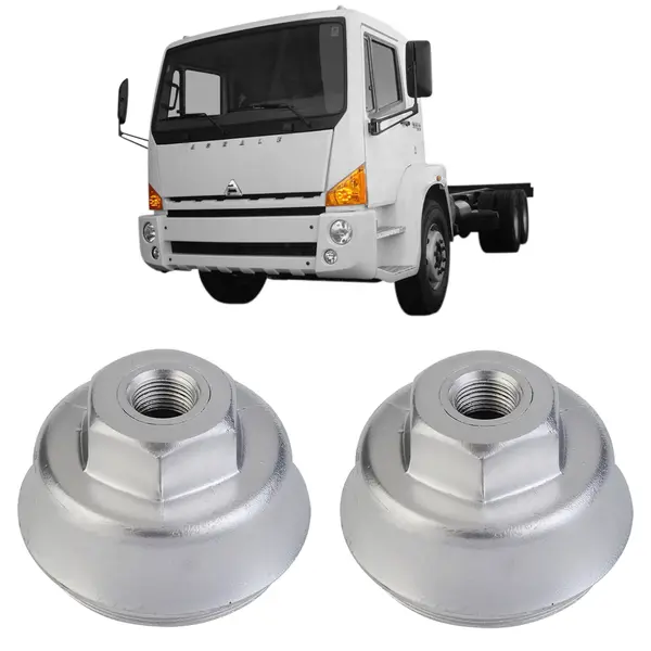 Calibrador Flange Rodoar Roda Cubo Diant Caminhão Agrale Par