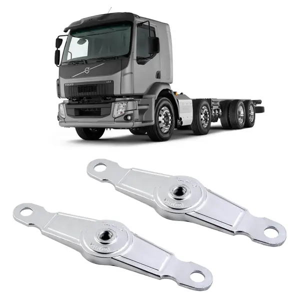 Calibrador Flange Rodoar Roda Cubo Dianteira Volvo FH VM Par