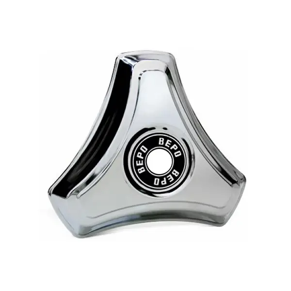 Calota 3 Pontas Caminhão 3/4 Aro 16 17,5 Metal Cromado