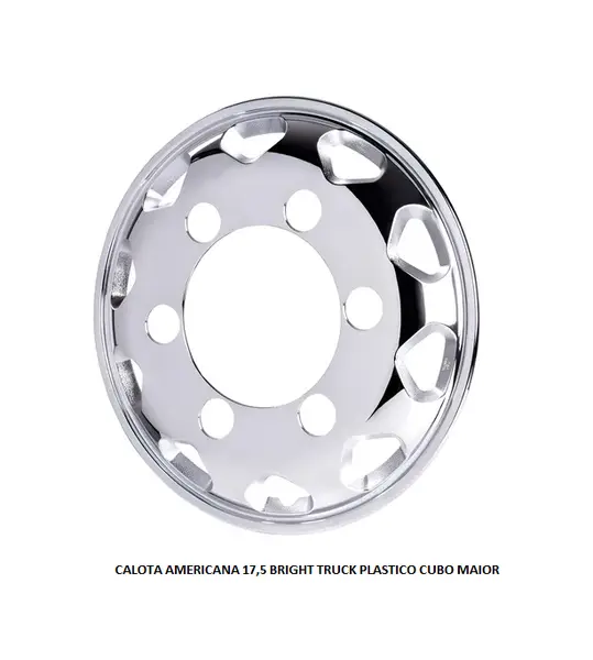 Calota Americana 17,5 Bright Truck Plastico Cubo Maior