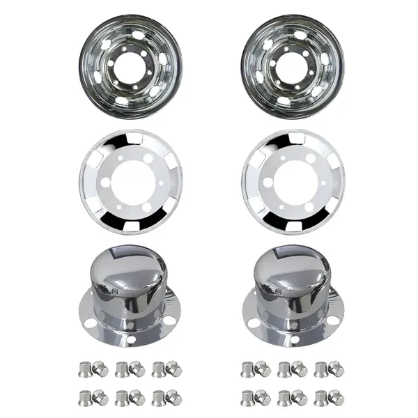 Calota Caminhao MB VW Ford Micro Speedline Aro 17,5 + Cubo