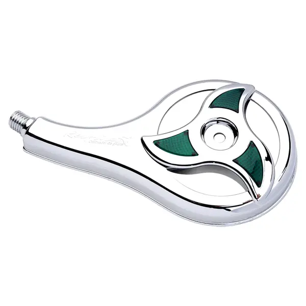 Calota Rodo-ar Caminhão Elipse Verde Resfriar Plástico L/e