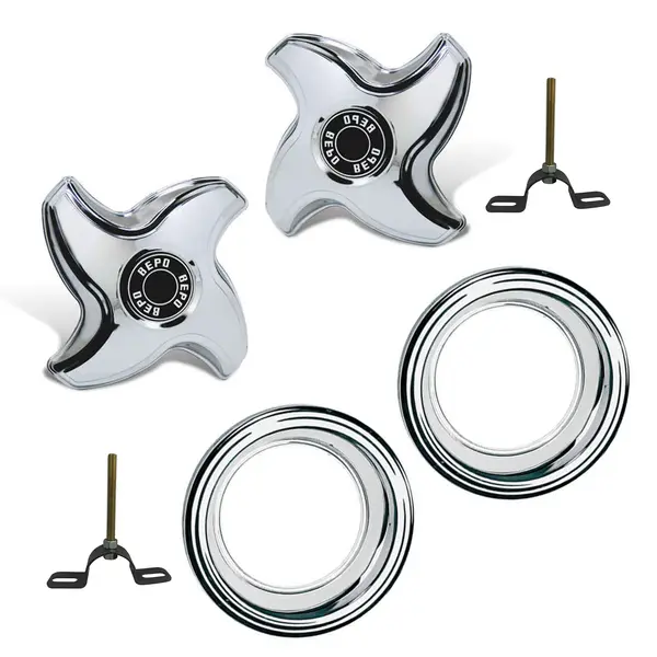 Calota Trasiera c/ Aro Cromado MB VW Ford Chevrolet Aro 16