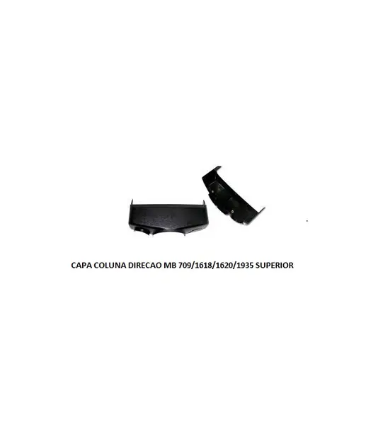 Capa Coluna Direcao MB 709/1618/1620/1935 Superior Preta