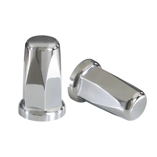 Capa Cromada Porca Caminhão 32 33 Mm Belga KIT com 16PÇ