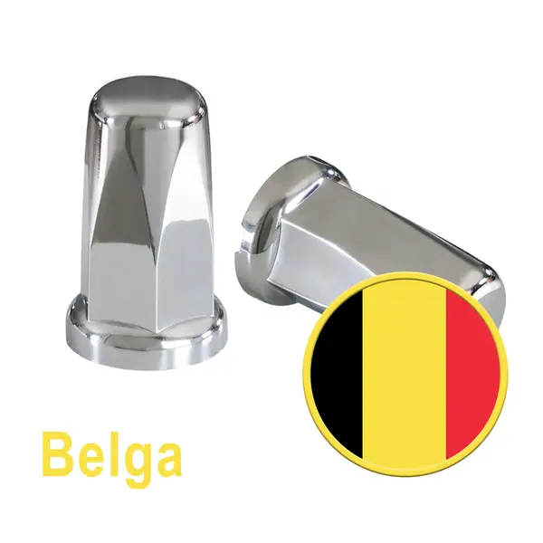 Capa Cromada Porca Caminhão 32 33 Mm Belga ( Unitario )