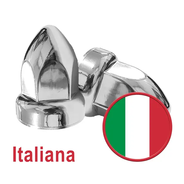 Capa Cromada Porca Caminhão 32 33 Mm Italiana ( Unitario )
