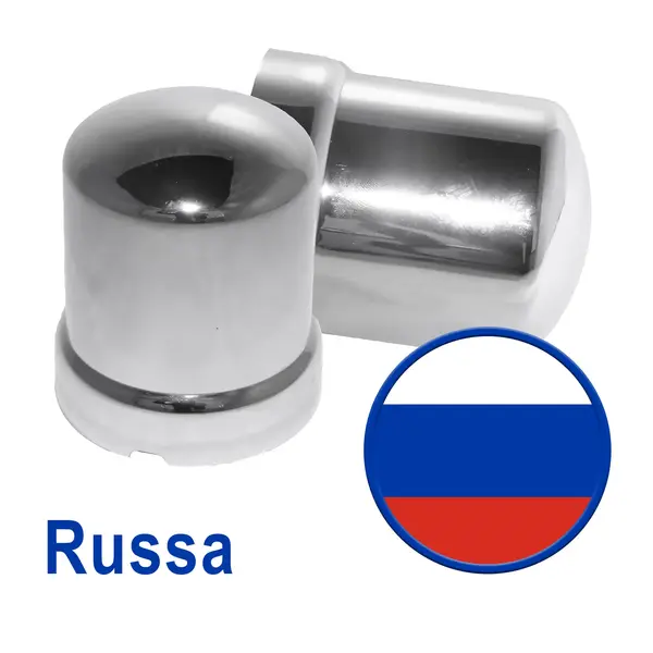 Capa Cromada Porca Caminhão 32 33 Mm Russa ( Unitario )