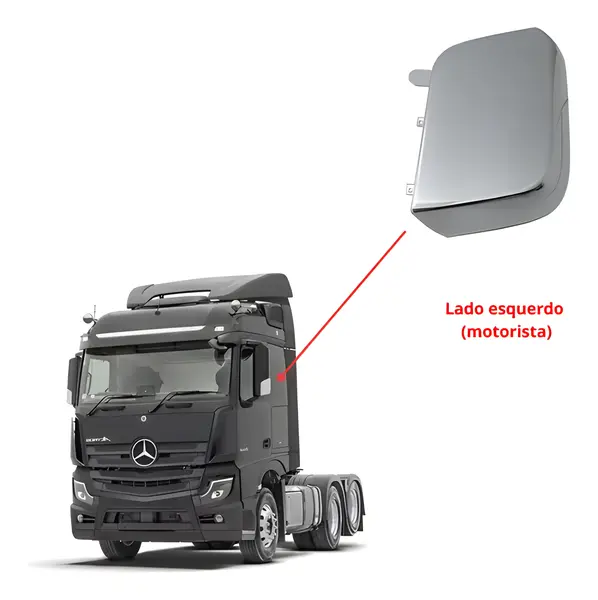Capa Espelho Retrovisor Principal MB — 9608111807