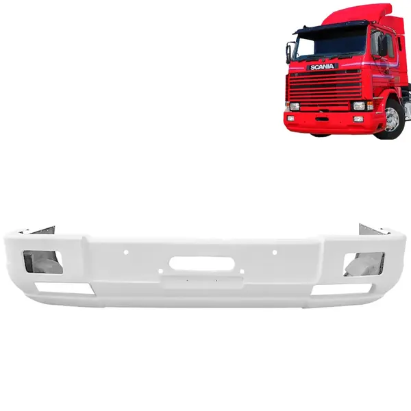 Capa Para-Choque em Fibra para Caminhão Scania R 112 / 142 Abertura Farol Superior e Inferior