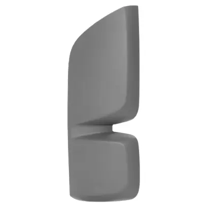 Capa Retrovisor LE Cinza para MB Actros 16/20 — 9438110307