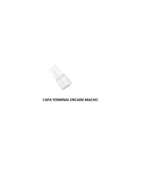 Capa Terminal Encaixe Macho
